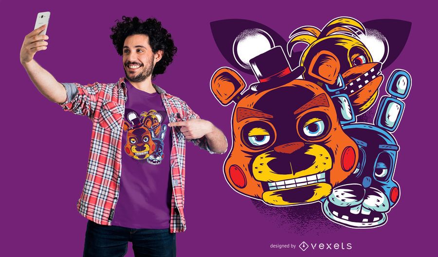 Freddys Gaming T-Shirt Design Freddys Gaming T-Shirt Design