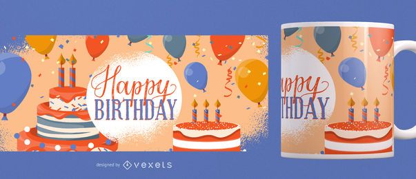 Alles Gute zum Geburtstag Becher Design Alles Gute zum Geburtstag Becher Design