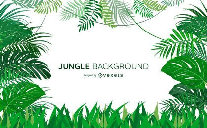 Simple Jungle Background Design Simple Jungle Background Design