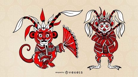 Chinese Opera Character Set