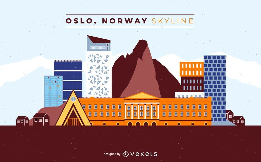 Oslo Norway Skyline Oslo Norway Skyline