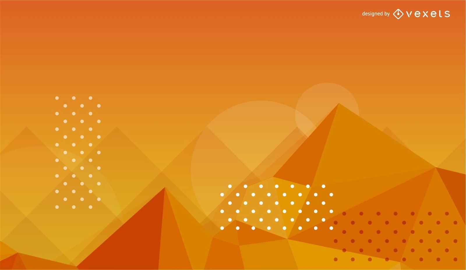 Orange Hintergrunddesign