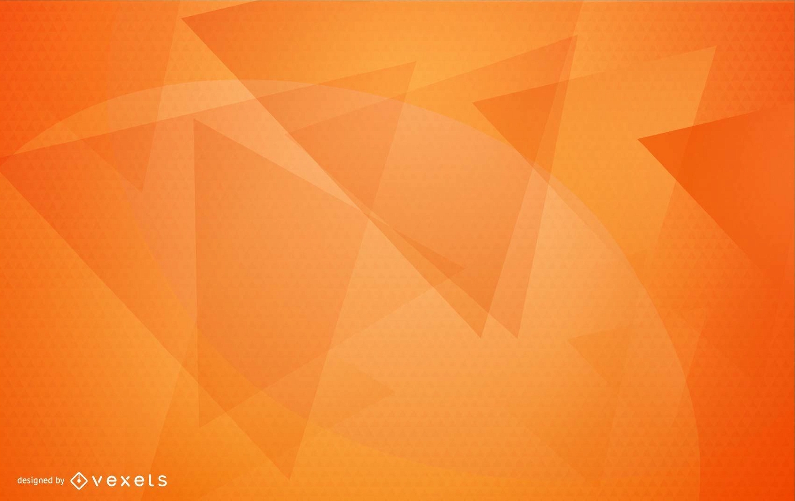 Orange Geometric Background Design