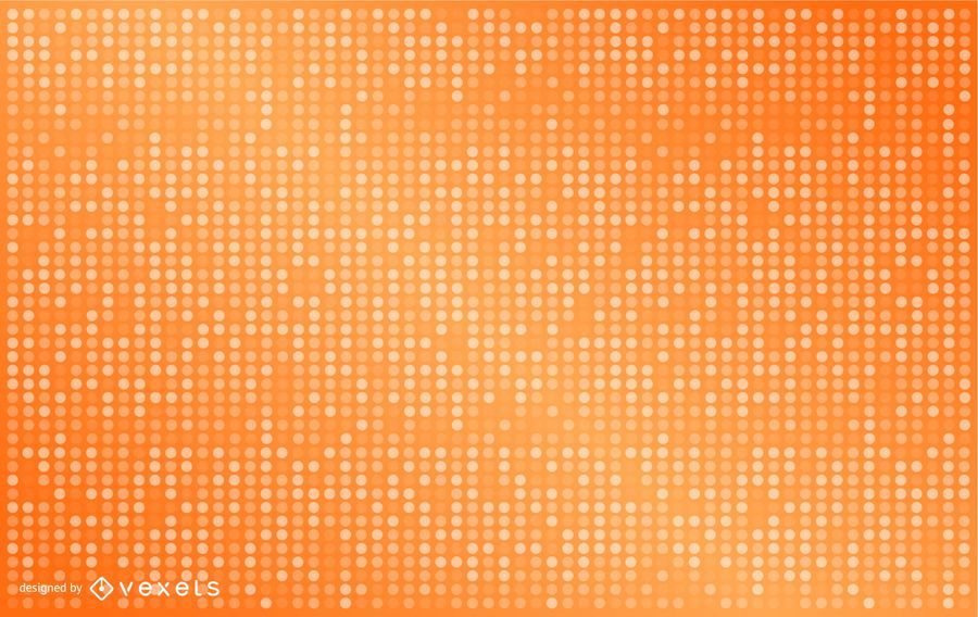 Dotted Orange Background Design Dotted Orange Background Design