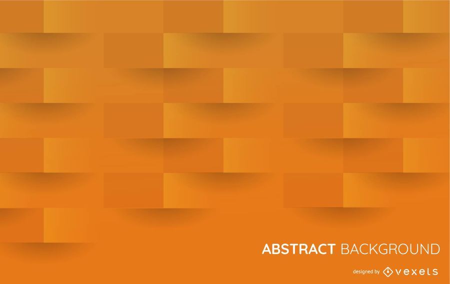 3D orange shapes background 3D orange shapes background