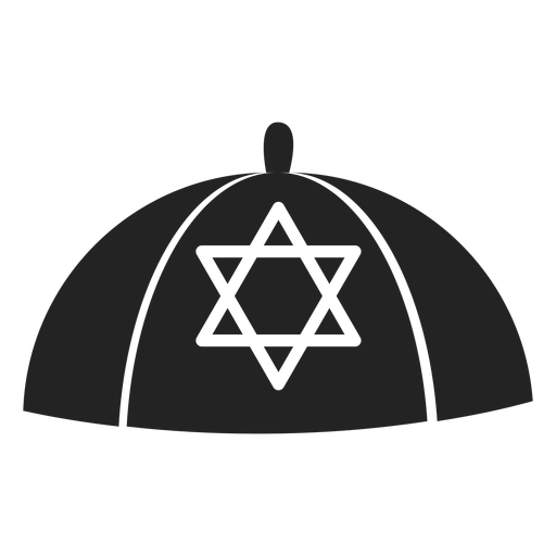 Jüdische Kippah-Ikone PNG-Design