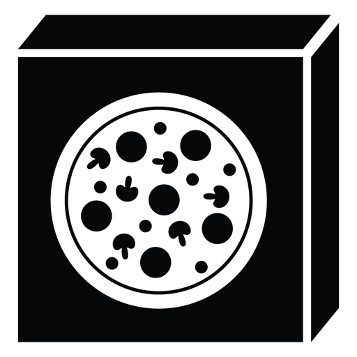 Ícone de caixa de pizza Desenho PNG