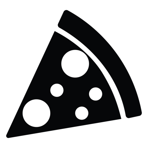 Einfaches Pizzastücksymbol PNG-Design