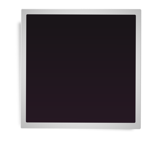 Simple instant photo frame icon