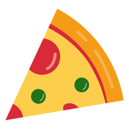 Saboroso ícone de pizza Saboroso ícone de pizza