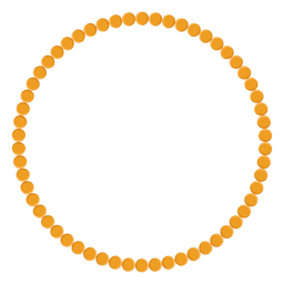 Bead Necklace Vector Icon PNG & SVG Design For T-Shirts