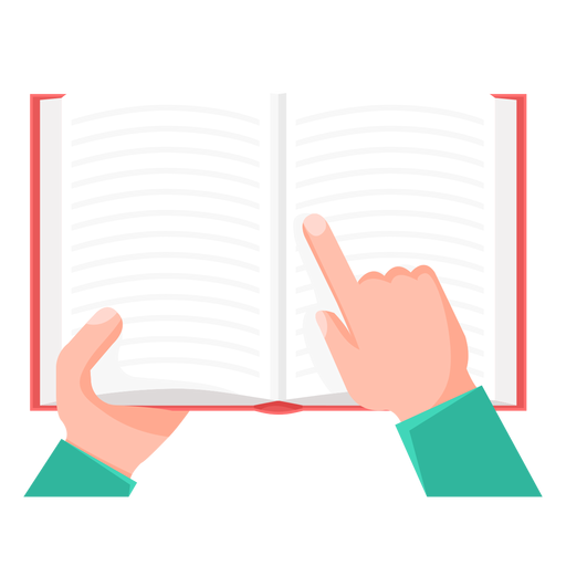 Book research vector PNG Design