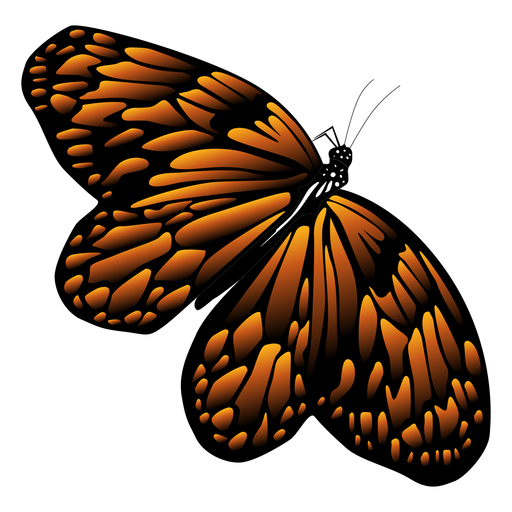 Butterfly in flight icon butterfly - Transparent PNG & SVG ...