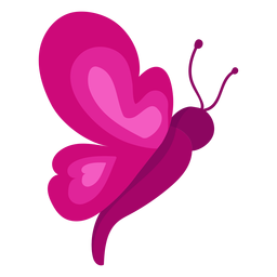 Schmetterlingsseiten-Symbol PNG-Design