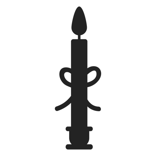 Icono de vela de hanukkah Diseño PNG