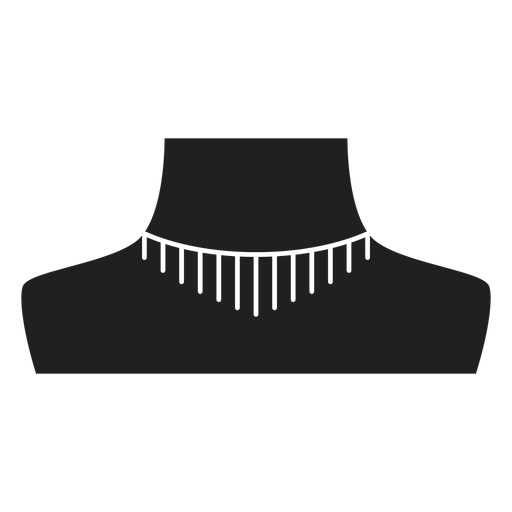 Choker Halskette Symbol PNG-Design