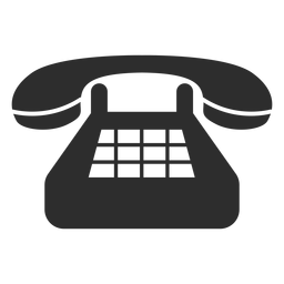 Ícone clássico do telefone fixo Ícone clássico do telefone fixo