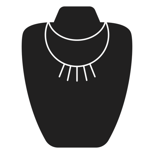 Collier Halskette Symbol PNG-Design