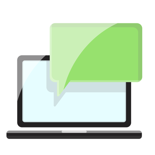 Computer messaging icon - Transparent PNG & SVG vector file