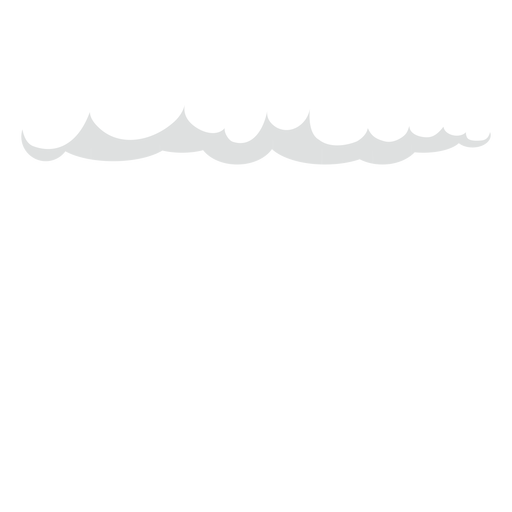 Vector de nubes de cirros de lluvia oscura Diseño PNG