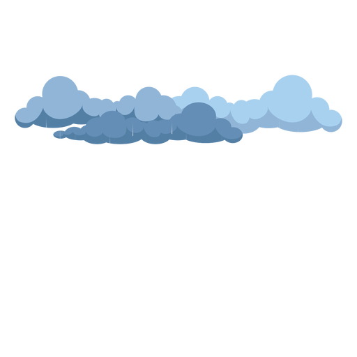 Vetor de nuvens de chuva escura Desenho PNG