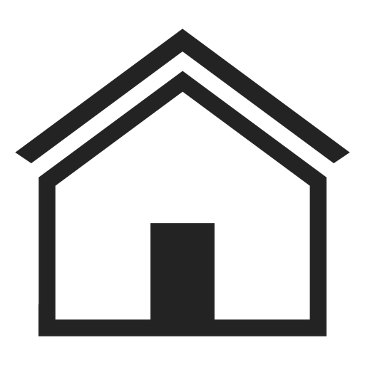 Icono de casa casa plana Diseño PNG