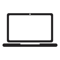 Laptop ícone de laptop plano Transparent PNG