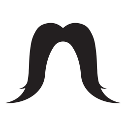 Fu Mandschu Schnurrbart Symbol PNG-Design