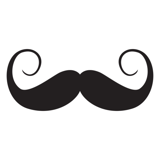 ?cone de bigode de estilo guiador Desenho PNG