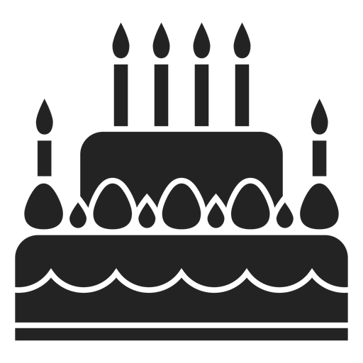 Hanukkah cake icon PNG Design
