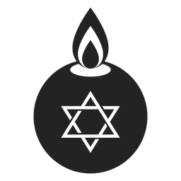 Chanukka leichter Davidstern PNG-Design