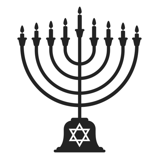 Hanukkah menorah Ã­cone - Baixar PNG/SVG Transparente