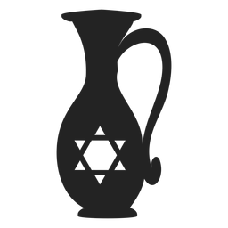 Icono de jarra de aceite de Hanukkah Hanukkah Diseño PNG