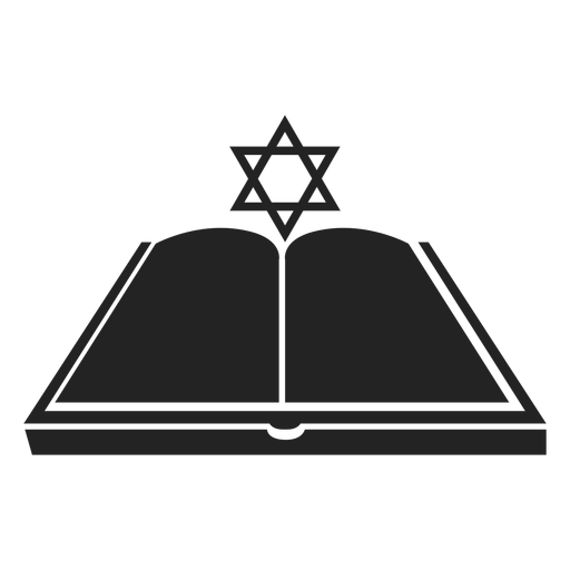 Hanukkah open book icon PNG Design