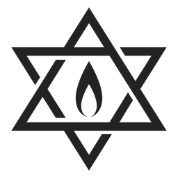 Hanukkah star of david PNG Design