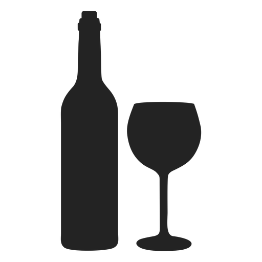 Icono de copa y vino de Hanukkah Diseño PNG
