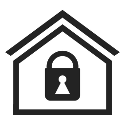 Heimsicherheitssymbol PNG-Design