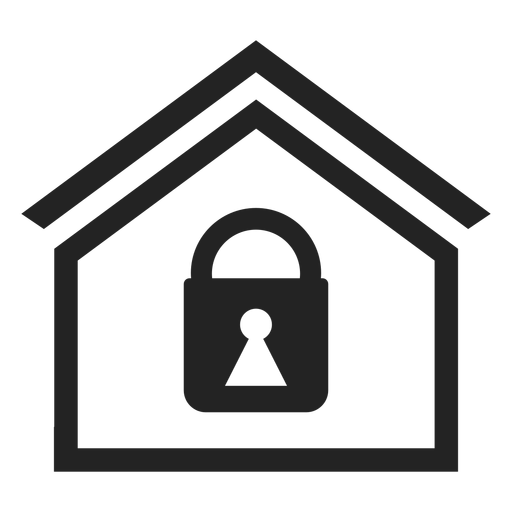 home security icon transparent png svg vector file