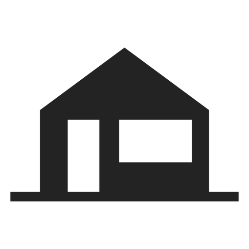 Home without a roof icon PNG Design