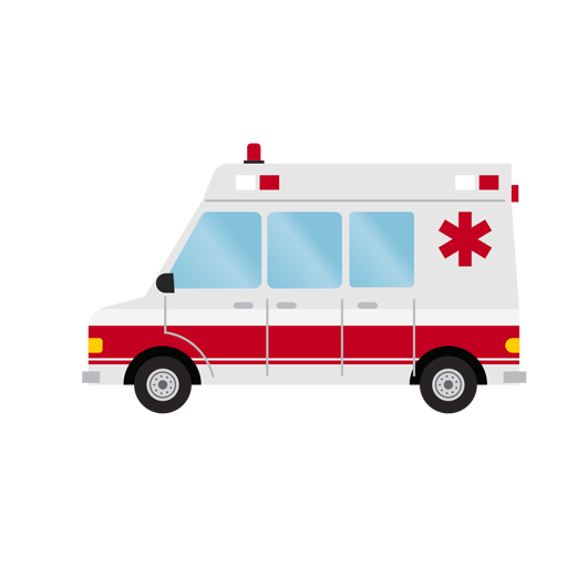 Hospital ambulance illustration - Transparent PNG & SVG vector file