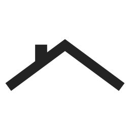 House roof icon PNG Design