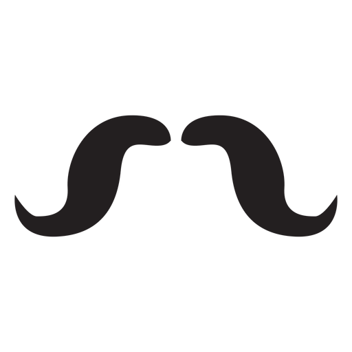 Ungarisches Schnurrbart-Symbol PNG-Design