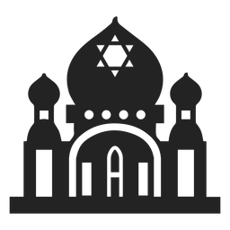 Ícone de templo judeu Desenho PNG