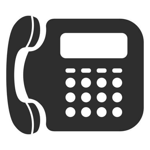 Festnetztelefonsymbol PNG-Design
