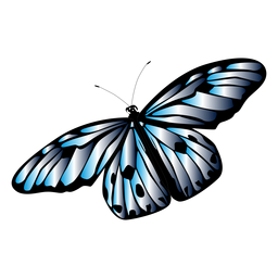 Light colored butterfly design PNG Design