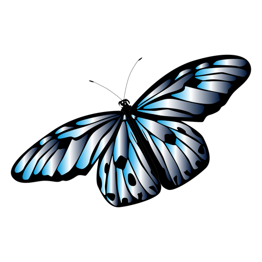 Desenho de borboleta de cor clara Desenho PNG