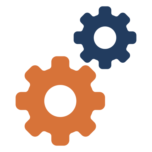 Marketing gears icon PNG Design