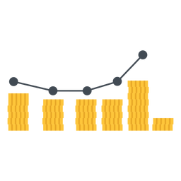 Ilustração do gráfico de marketing Desenho PNG