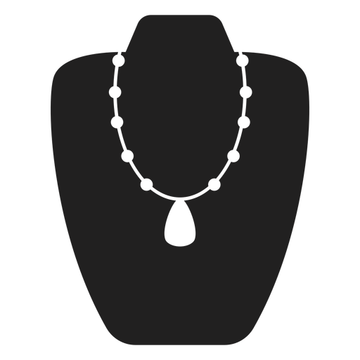 Matinee length necklace icon PNG Design