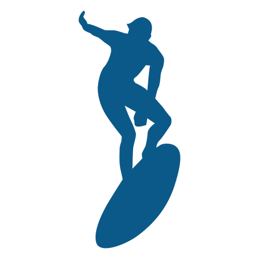 Männer surfen silhoutte PNG-Design